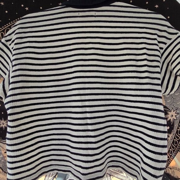 Madewell Relaxed Boxy V-Neck Polo - Picture 2 of 4